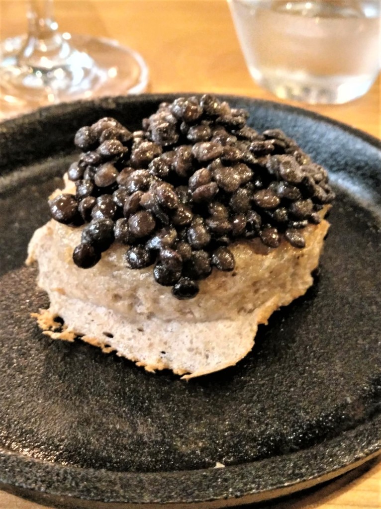 Marimorena bimis con caviar